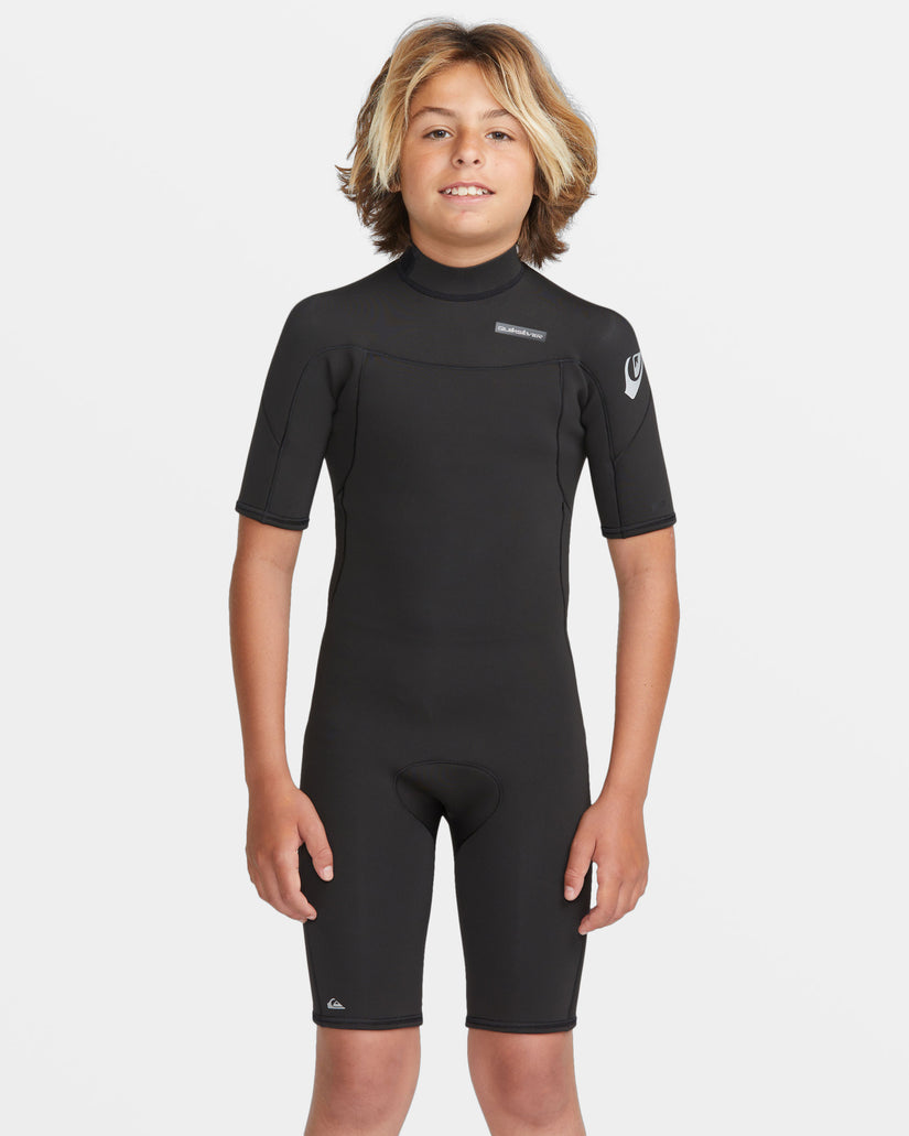 Boys 8-16 2/2mm Everyday Sessions Short Sleeve Spring Suit - Black