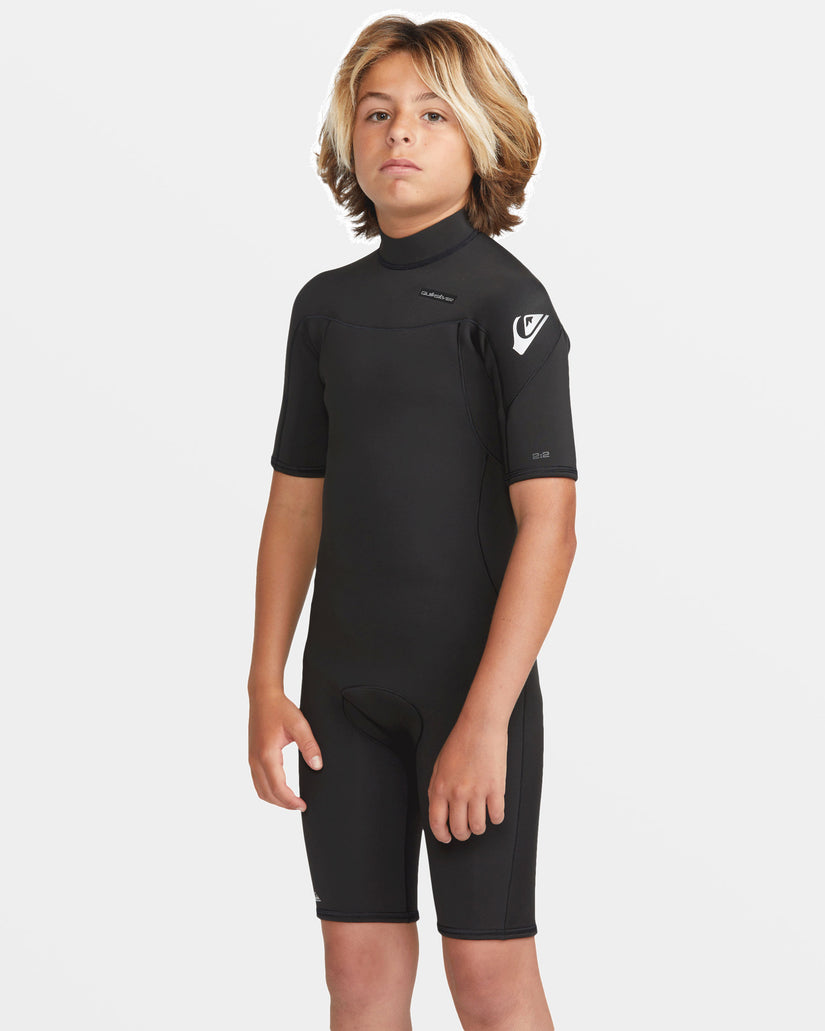 Boys 8-16 2/2mm Everyday Sessions Short Sleeve Spring Suit - Black