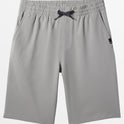 Boys 8-16 Ocean Elastic 18" Amphibian Boardshorts - Sleet