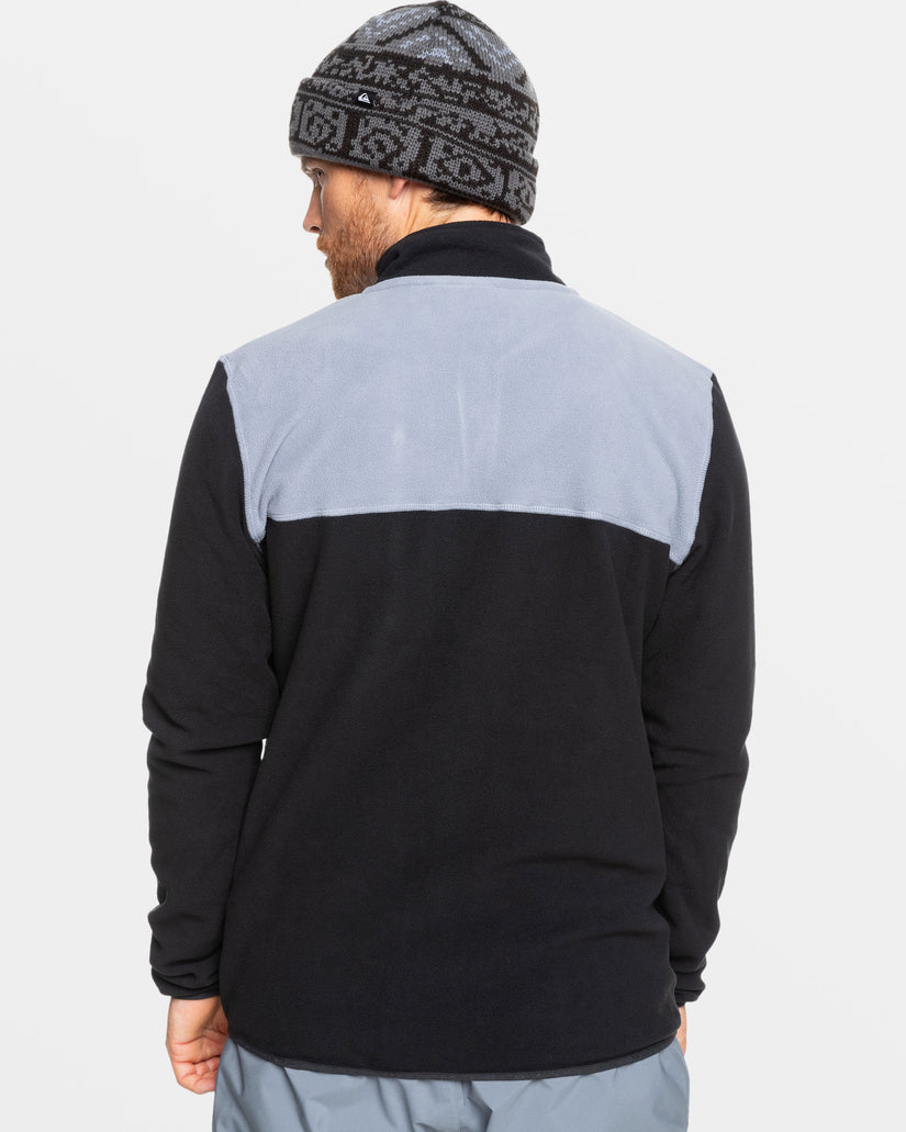 Aker Zip-Up Technical Fleece - True Black