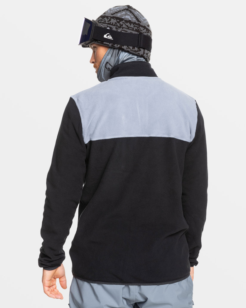 Aker Zip-Up Technical Fleece - True Black