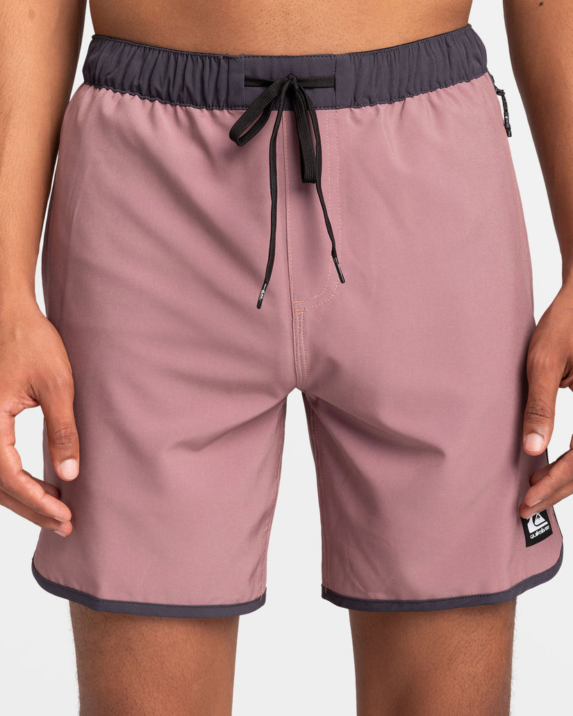 Omni Scallop 17" Amphibian Boardshorts - Grape Shake