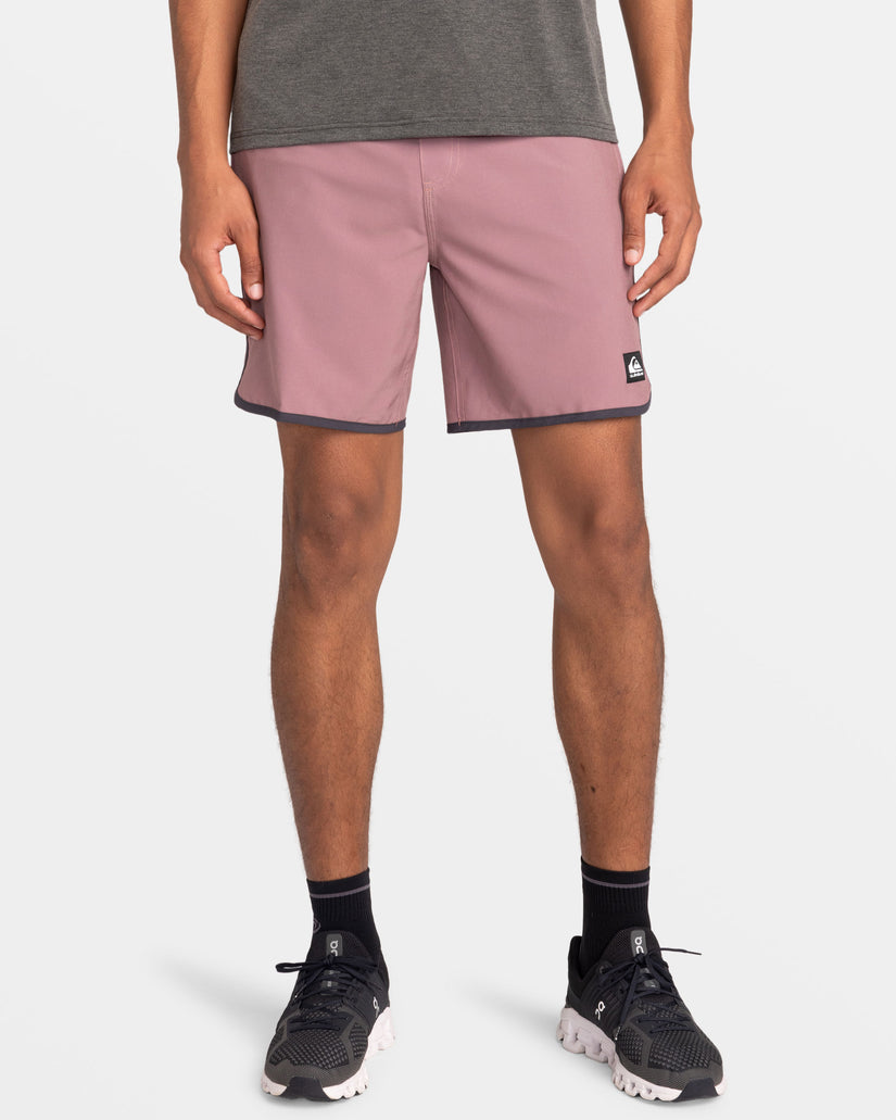 Omni Scallop 17" Amphibian Boardshorts - Grape Shake