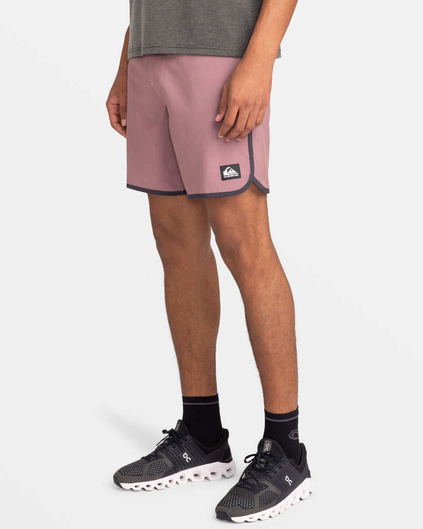 Omni Scallop 17" Amphibian Boardshorts - Grape Shake