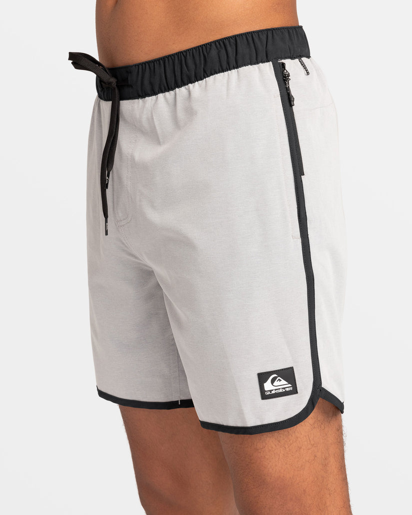 Omni Scallop 17" Amphibian Boardshorts - Sleet