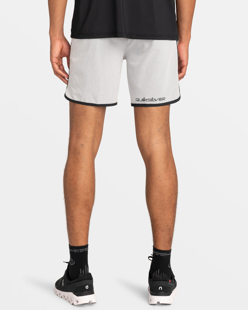 Omni Scallop 17" Amphibian Boardshorts - Sleet