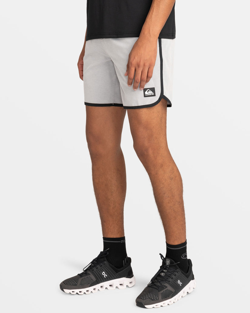 Omni Scallop 17" Amphibian Boardshorts - Sleet