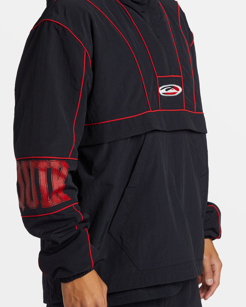 Griff Surf Half-Zip Jacket - Black