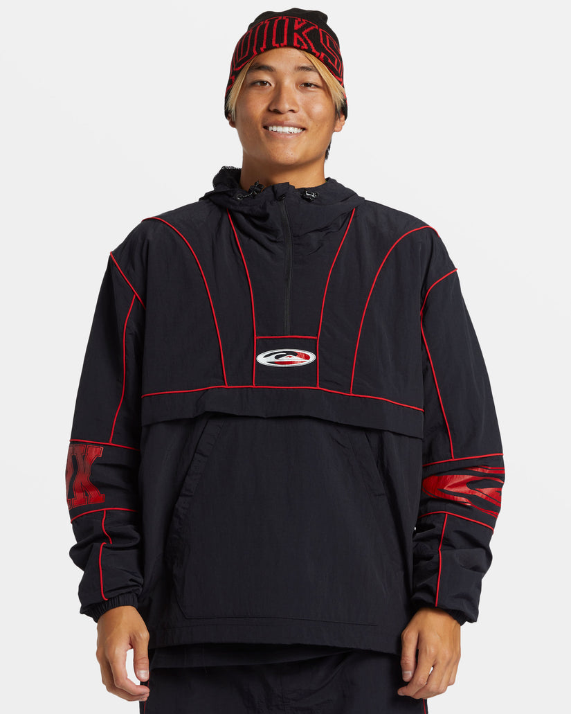 Griff Surf Half-Zip Jacket - Black