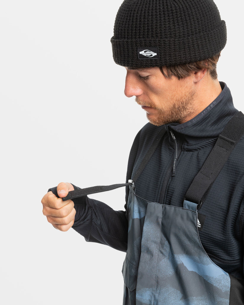 Utility Bib Snow Pants - Mountain Spray Flint Stone