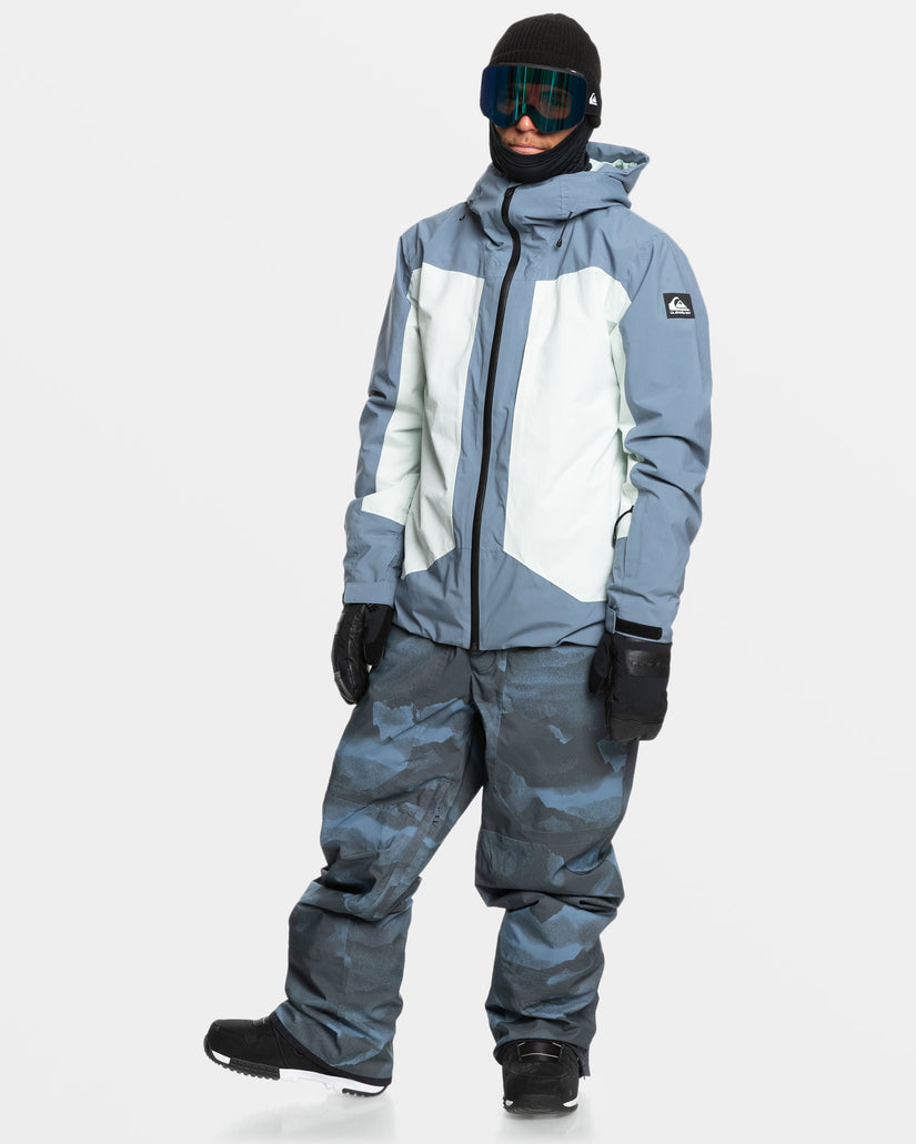 Utility Bib Snow Pants - Mountain Spray Flint Stone