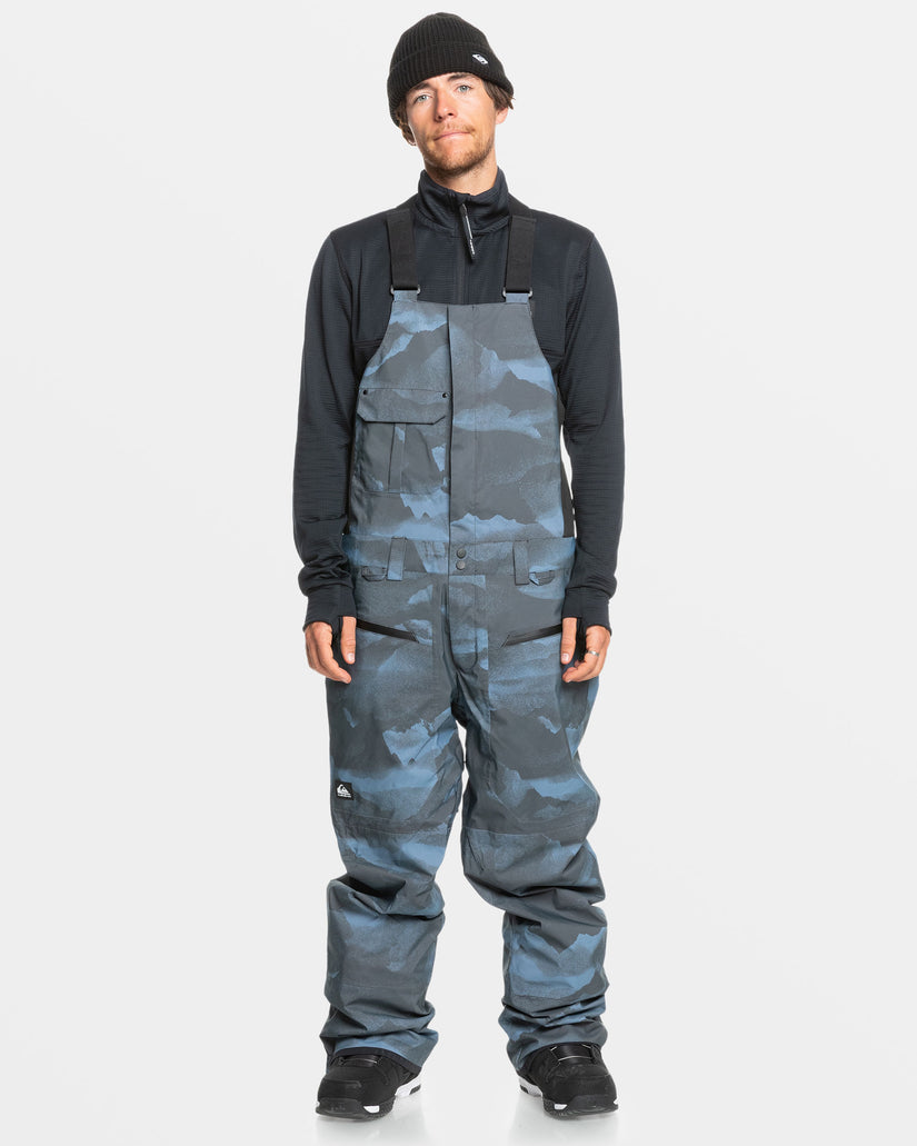 Utility Bib Snow Pants - Mountain Spray Flint Stone