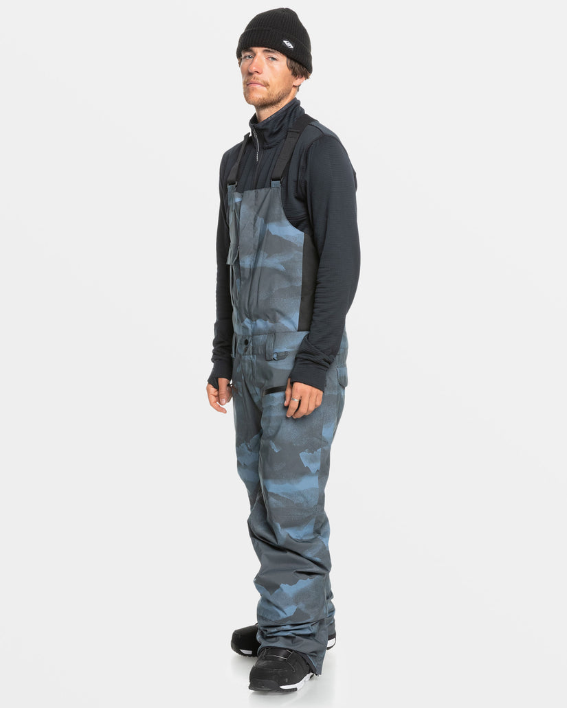 Utility Bib Snow Pants - Mountain Spray Flint Stone