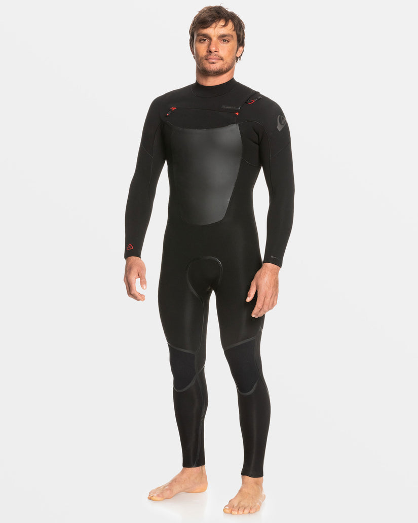 5/4/3mm Marathon Sessions Chest Zip Wetsuit - Black