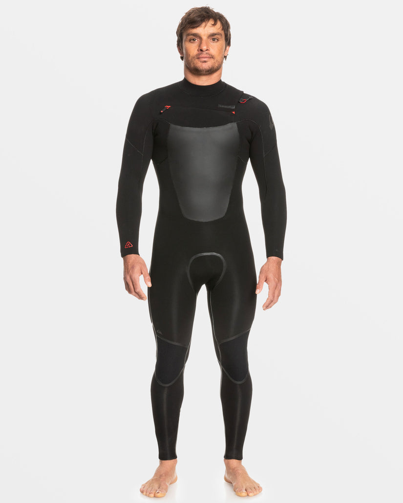 5/4/3mm Marathon Sessions Chest Zip Wetsuit - Black