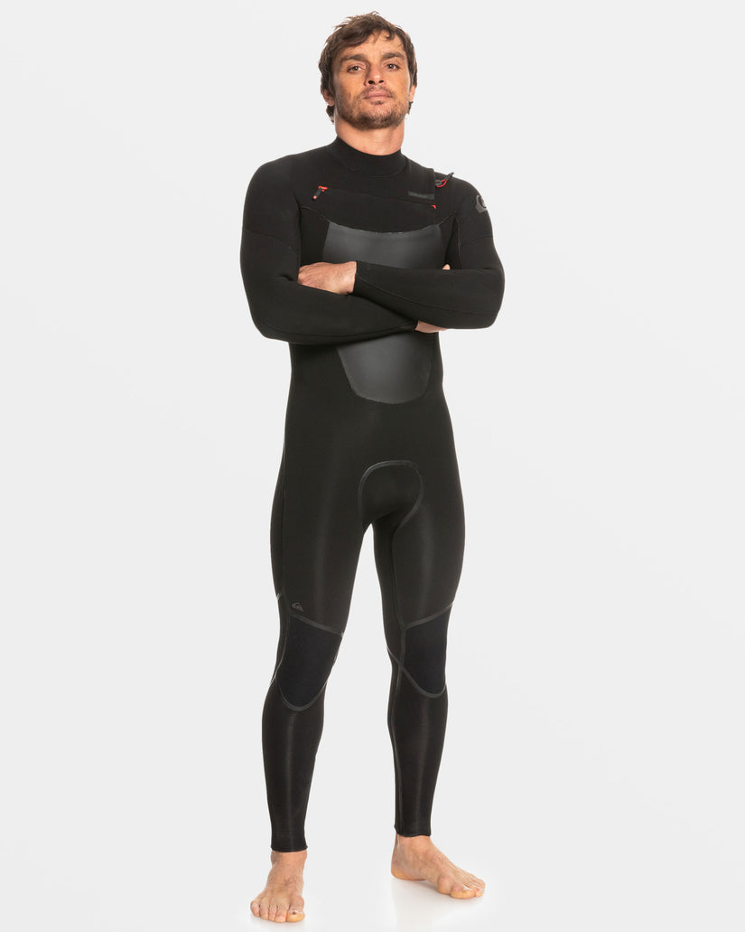 5/4/3mm Marathon Sessions Chest Zip Wetsuit - Black