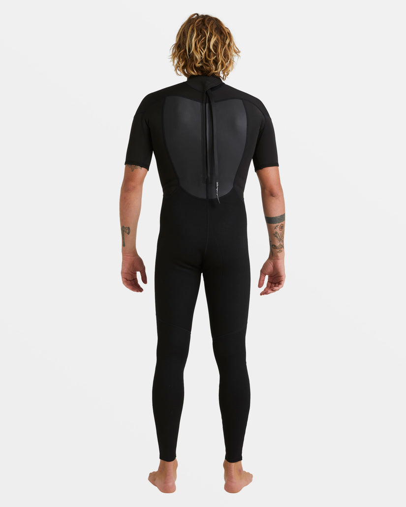 2/2mm Prologue Short Sleeve Back Zip Spring Suit - Black