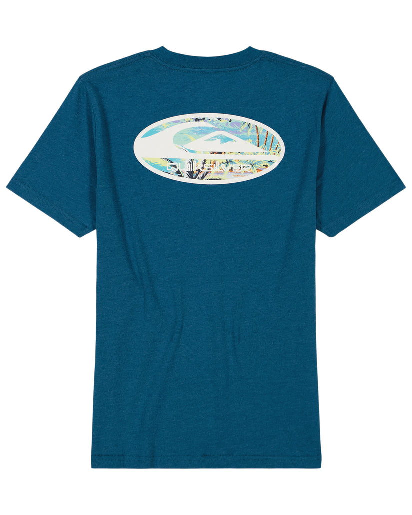 Boys 8-16 Retro Link T-Shirt - Ink Blue Heather