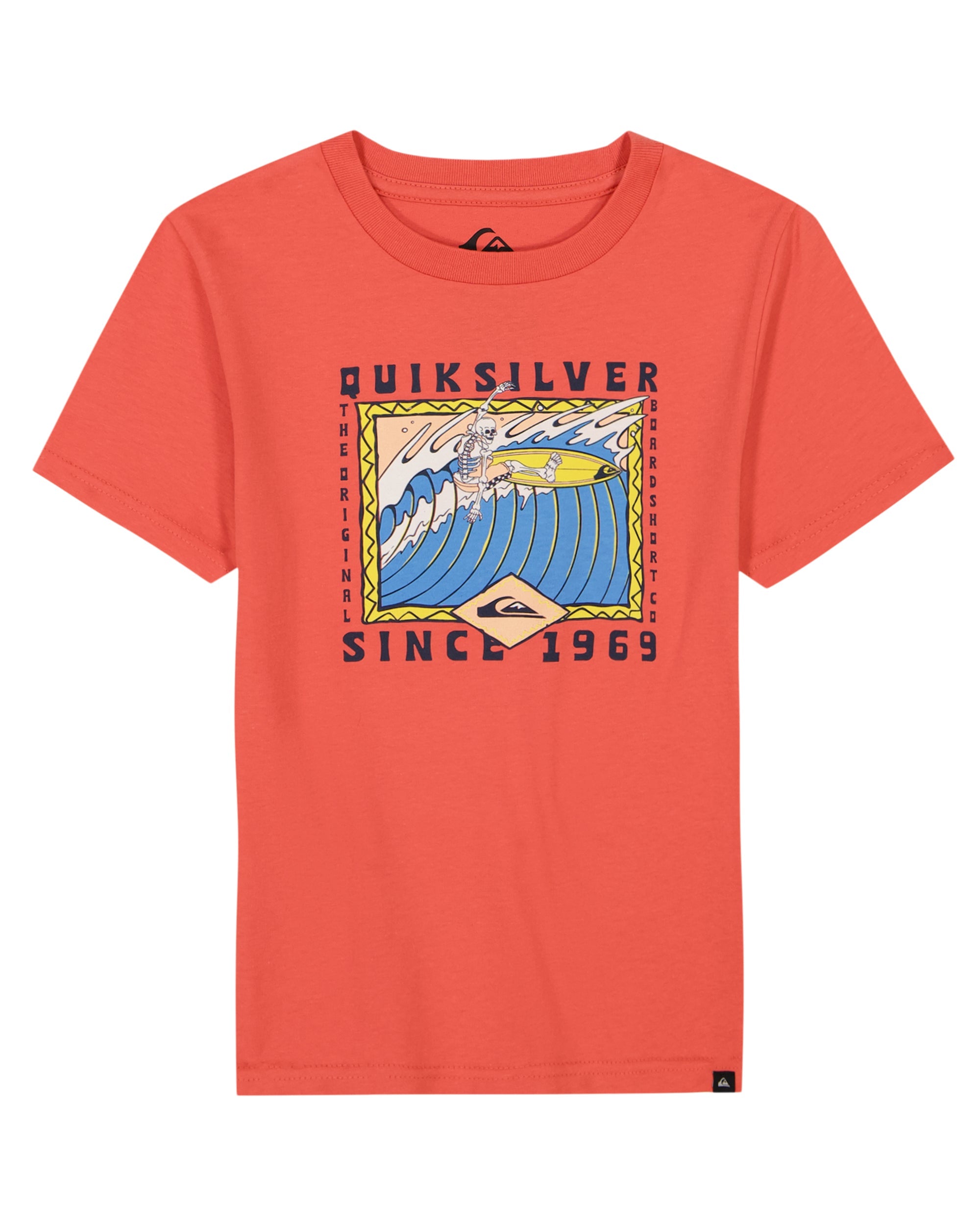 Boys 2-7 Retro Skull T-Shirt - Spiced Coral | Quiksilver