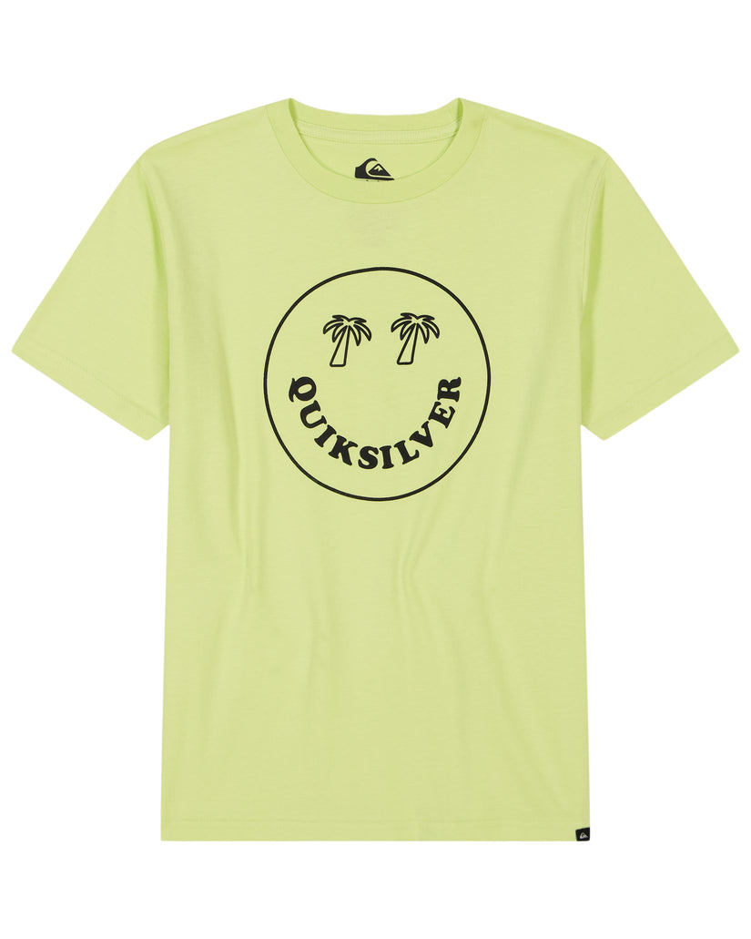 Boys 8-16 Smiley Palms T-Shirt - Shadow Lime