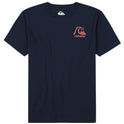 Boys 8-16 Omni Checked T-Shirt - Dark Navy