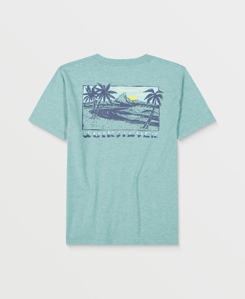 Boys 2-7 Beach T-Shirt - Aquifer Heather