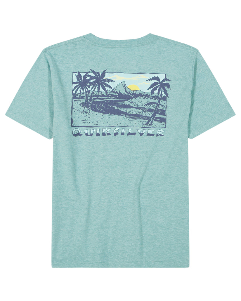 Boys 8-16 Beach T-Shirt - Aquifer Heather