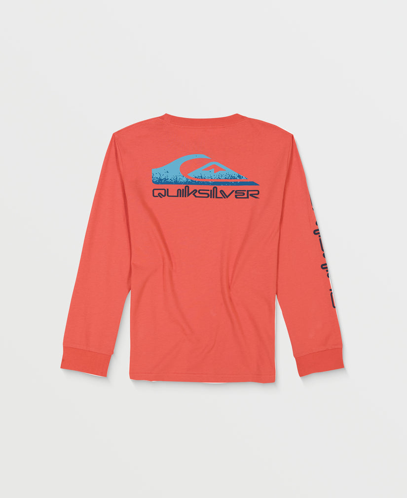 Boys 2-7 Omni Logo Core Long Sleeve T-Shirt - Spiced Coral