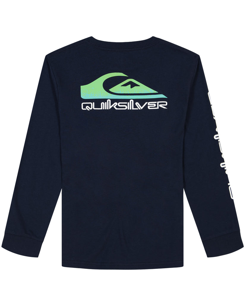 Boys 8-16 Omni Logo Core Long Sleeve T-Shirt - Dark Navy