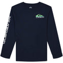 Boys 8-16 Omni Logo Core Long Sleeve T-Shirt - Dark Navy