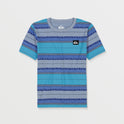 Boys 8-16 Fade Stripe T-Shirt - Flint Stone Heathe