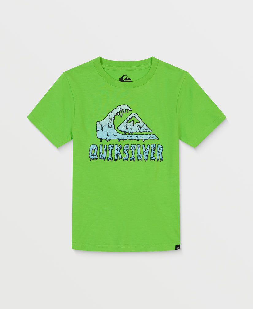 Boys 2-7 Slime Logo T-Shirt - Green Flash