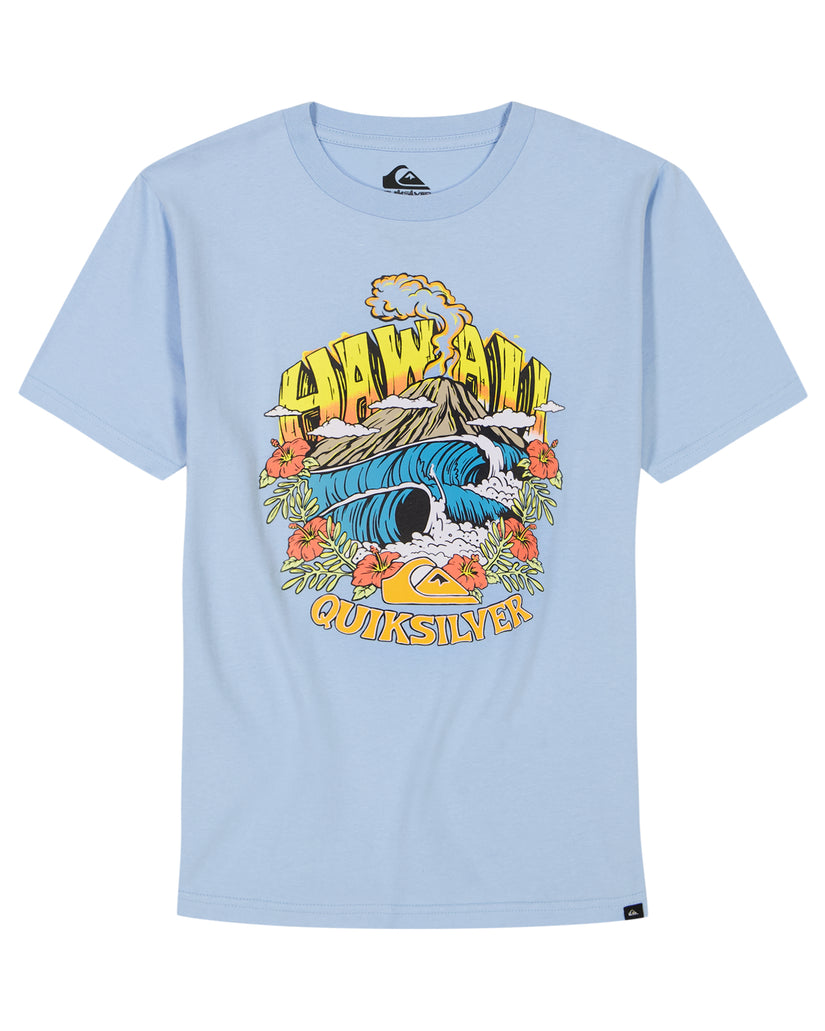 Boys 8-16 Hawaii Volcano T-Shirt - Airy Blue