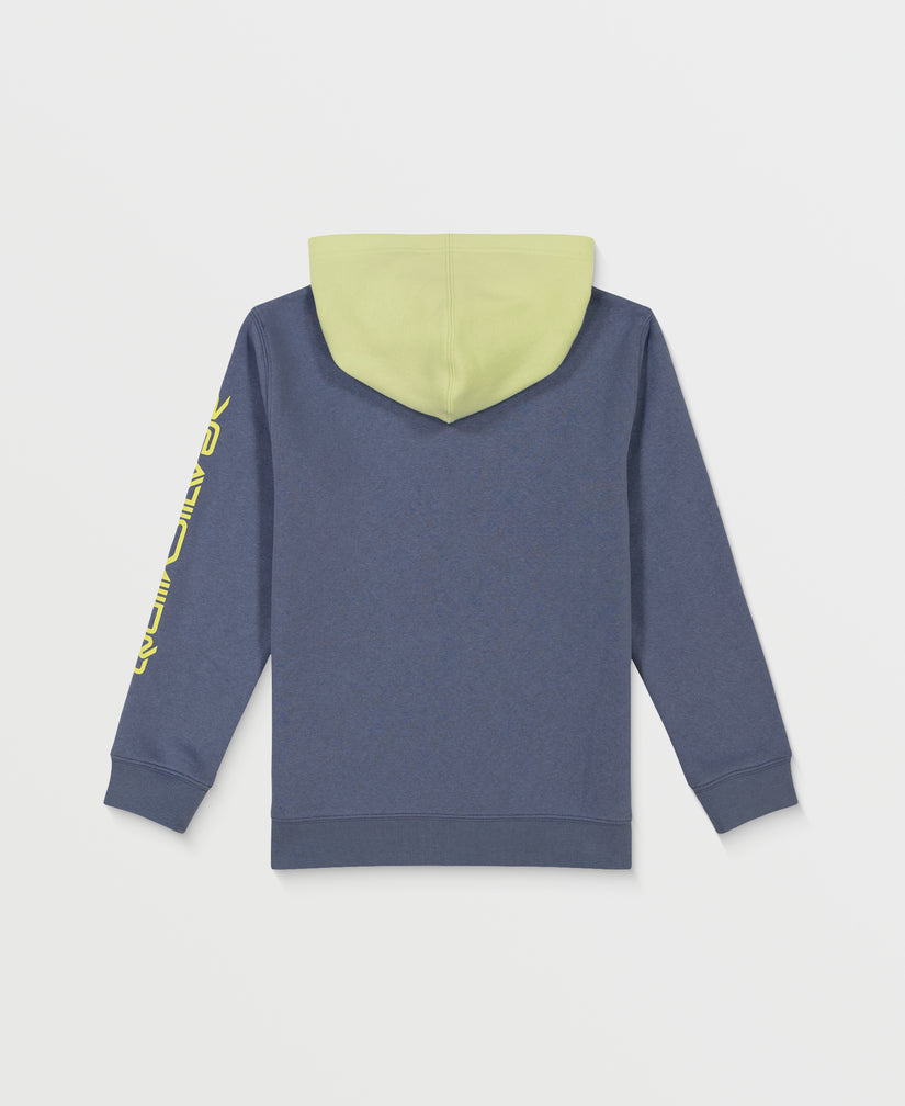 Boys 2-7 Colorblock Hoodie - Flint Stone