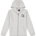 Boys 8-16 Graphic Zip Hoodie - Light Grey Heather