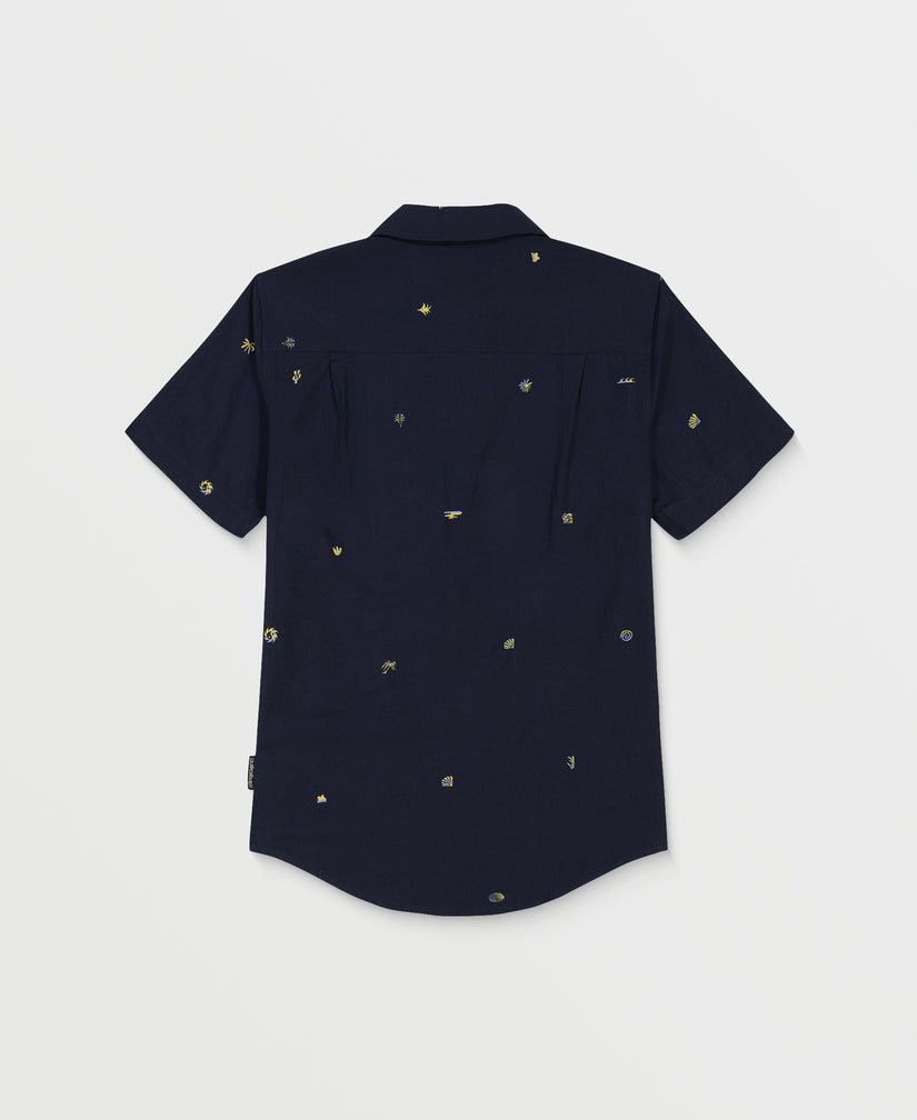 Boys 8-16 Apero Classics Short Sleeve Shirt - Dark Navy