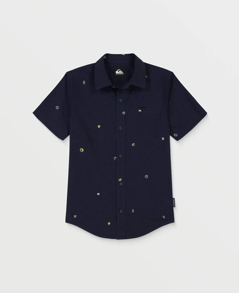 Boys 8-16 Apero Classics Short Sleeve Shirt - Dark Navy