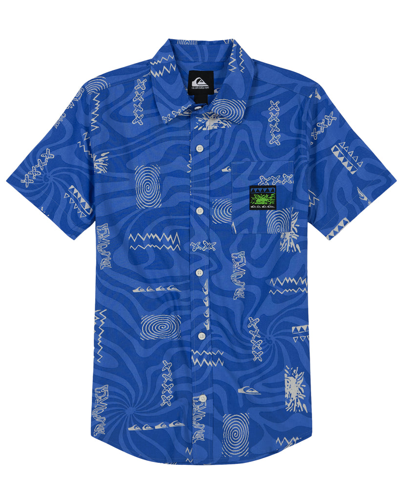 Boys 8-16 Classics Short Sleeve Shirt - Nebulas Blue