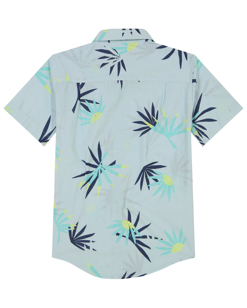 Boys 8-16 Palms Classics Short Sleeve Shirt - Ice Flow