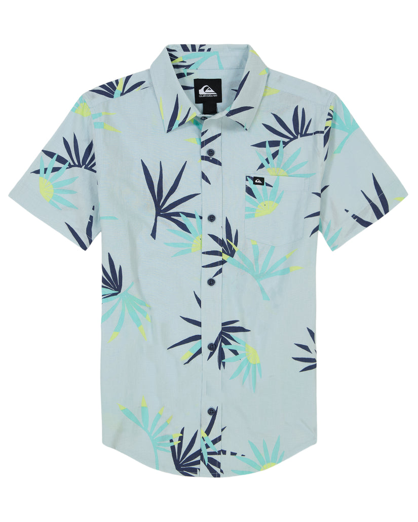 Boys 8-16 Palms Classics Short Sleeve Shirt - Ice Flow