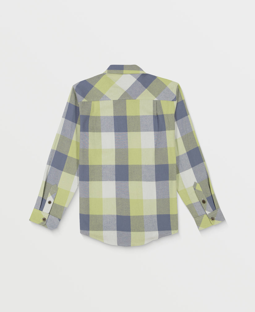 Boys 2-7 Mother Fly Long Sleeve Flannel Shirt - Winter Pear