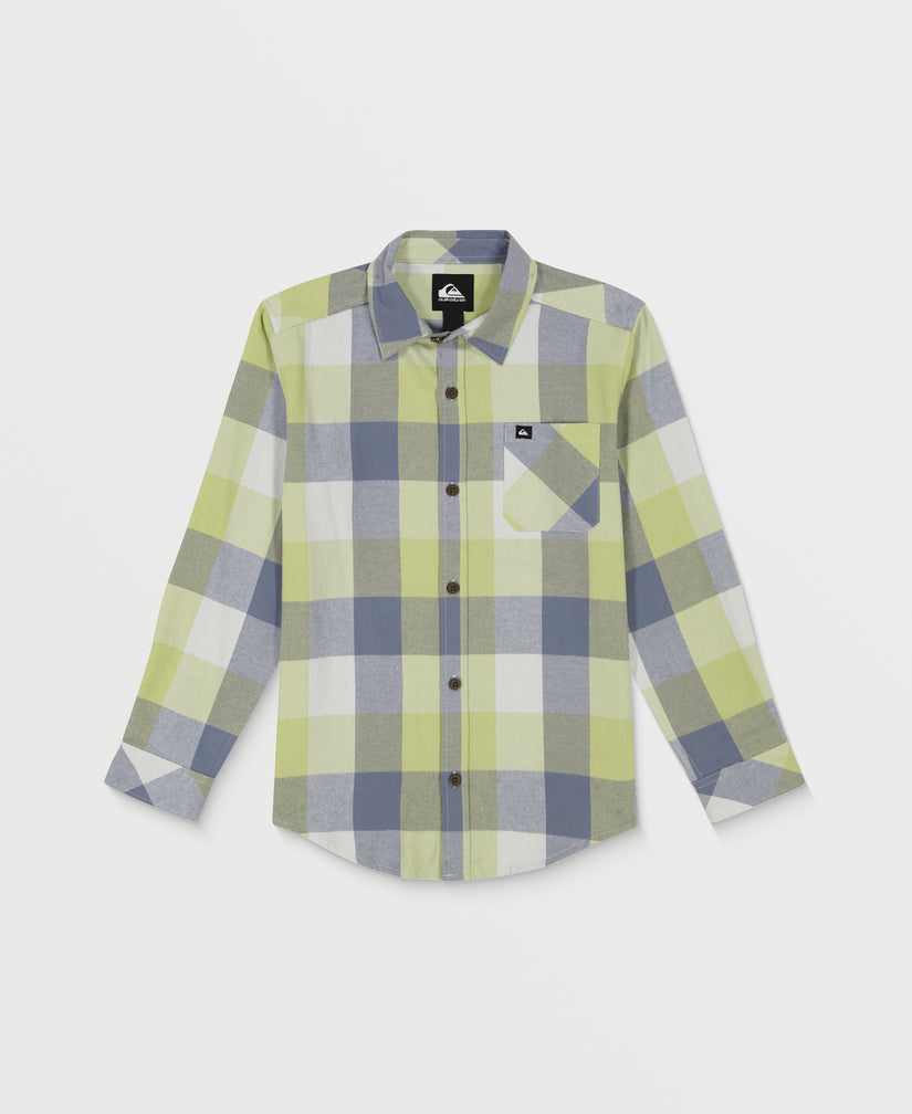 Boys 2-7 Mother Fly Long Sleeve Flannel Shirt - Winter Pear