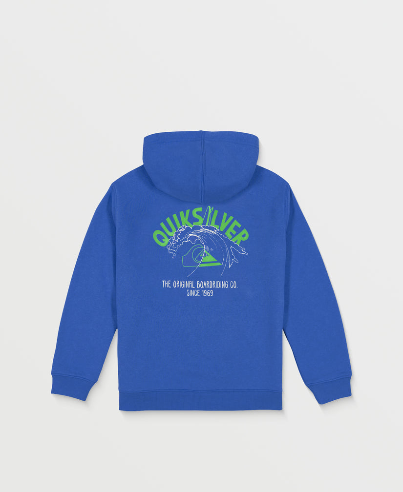 Boys 2-7 Over The Wave Hoodie - Nebulas Blue