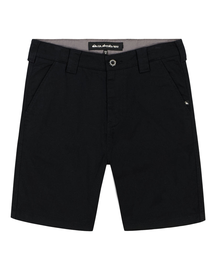 Boys 8-16 Everyday Union Stretch Chino Shorts - Black