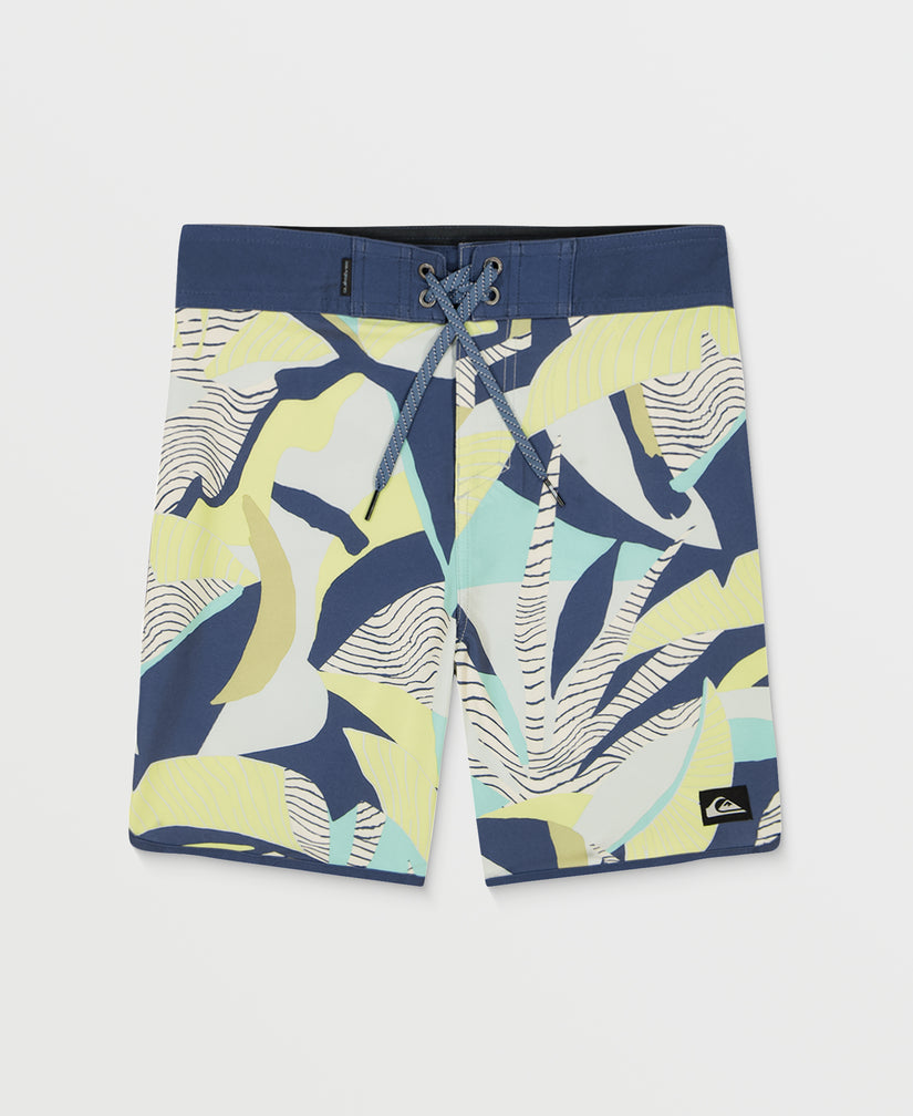 Boys 2-7 Surfsilk Scallop Boardshorts - Coronet Blue