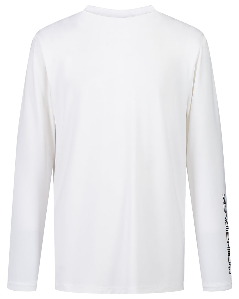 Boys 8-16 Everyday Long Sleeve Surf Tee - White