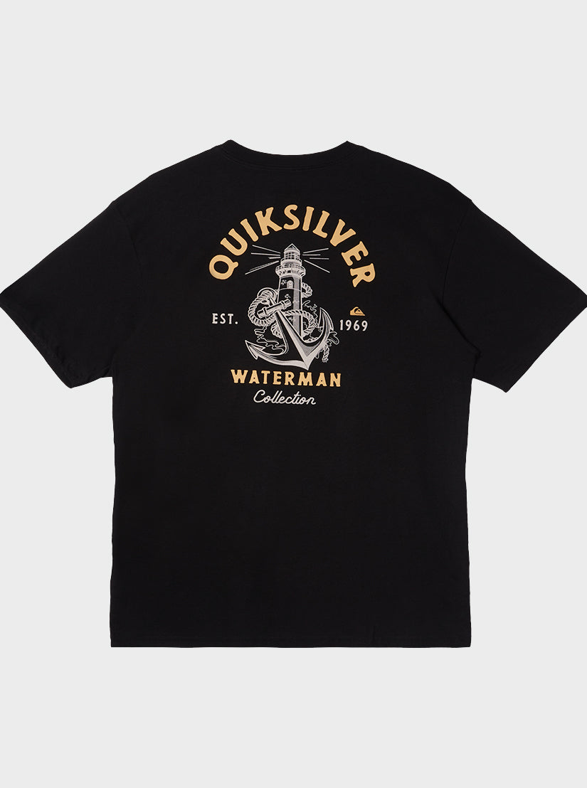 Waterman Anchors Away T-Shirt - Black – Quiksilver