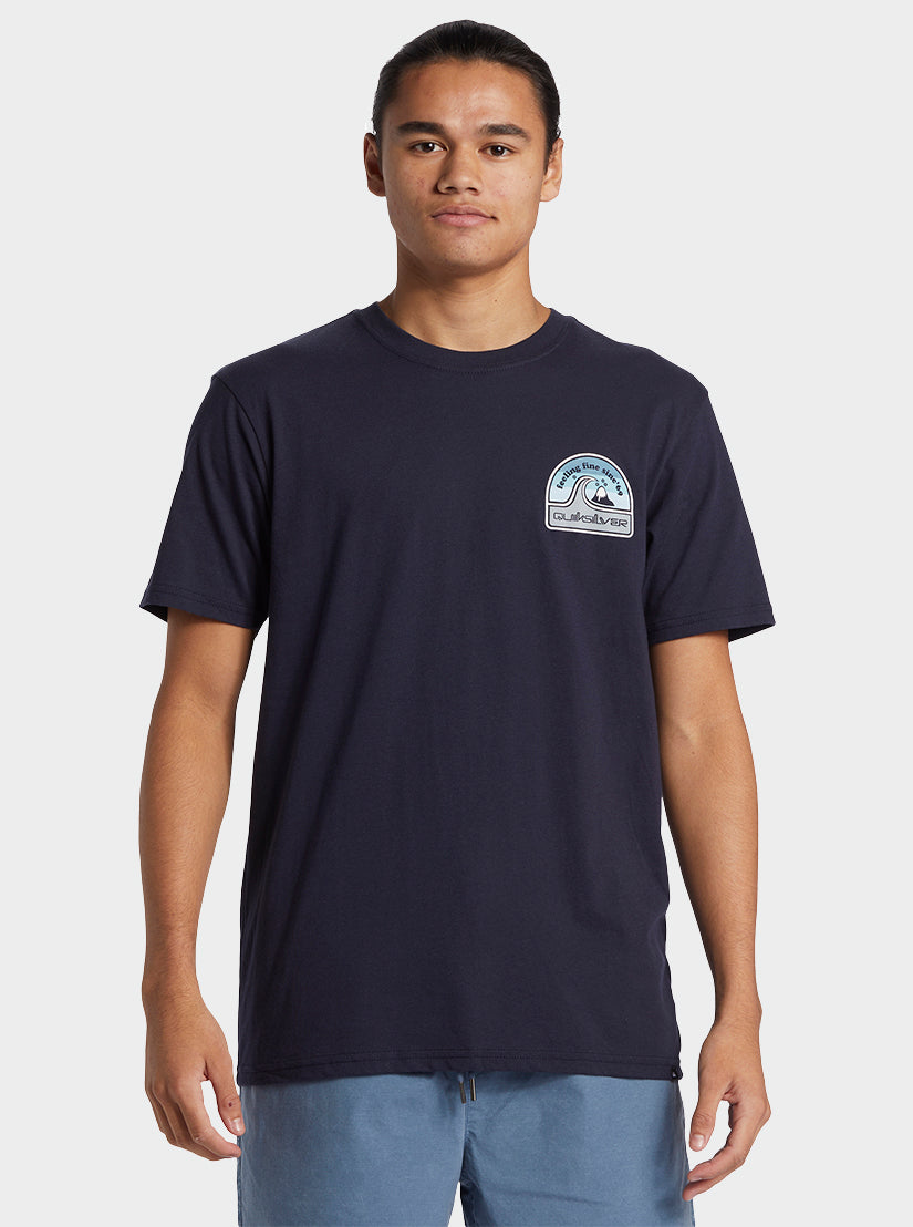 In The Groove T-Shirt - Navy Blazer – Quiksilver