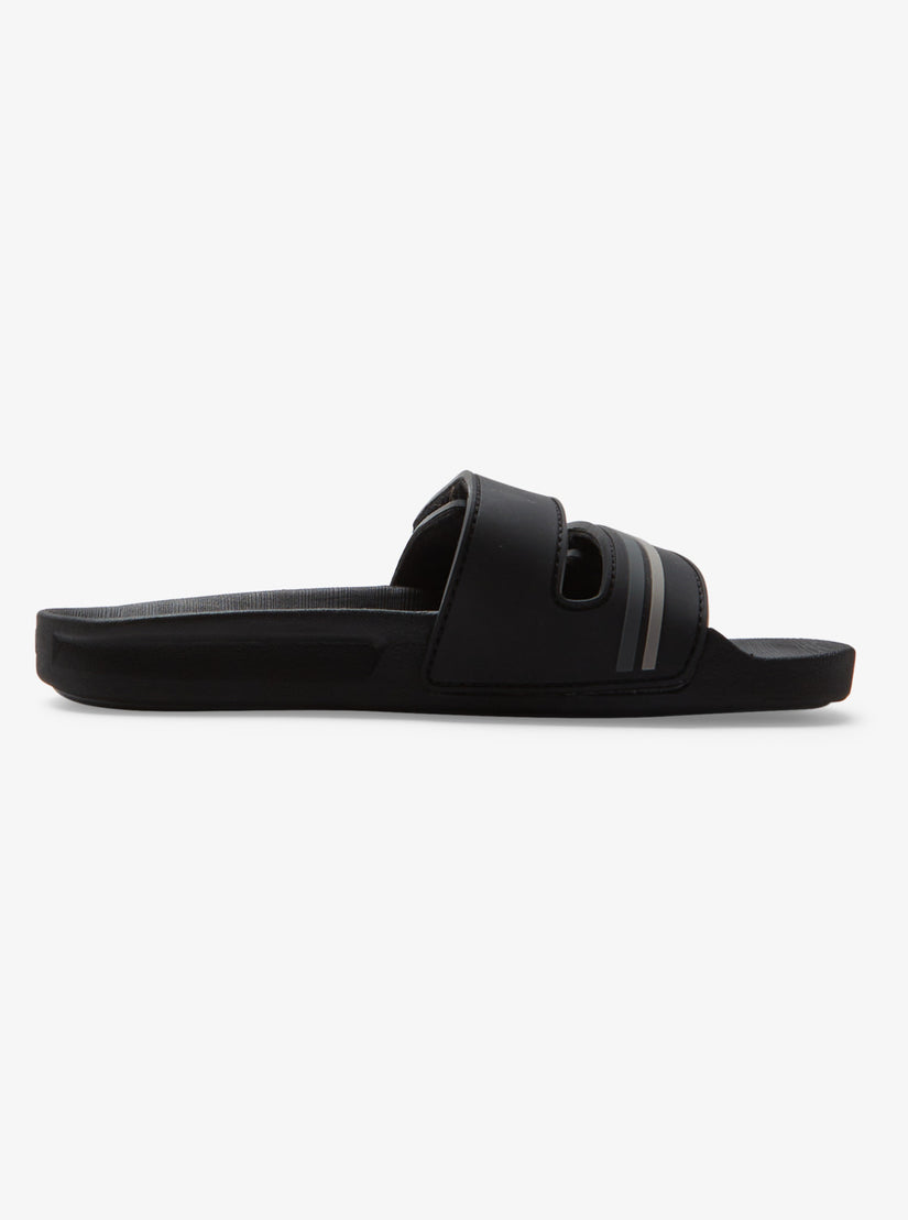 Boys 8-16 Rivi Double Adjust Slide Sandals - Black 1 – Quiksilver
