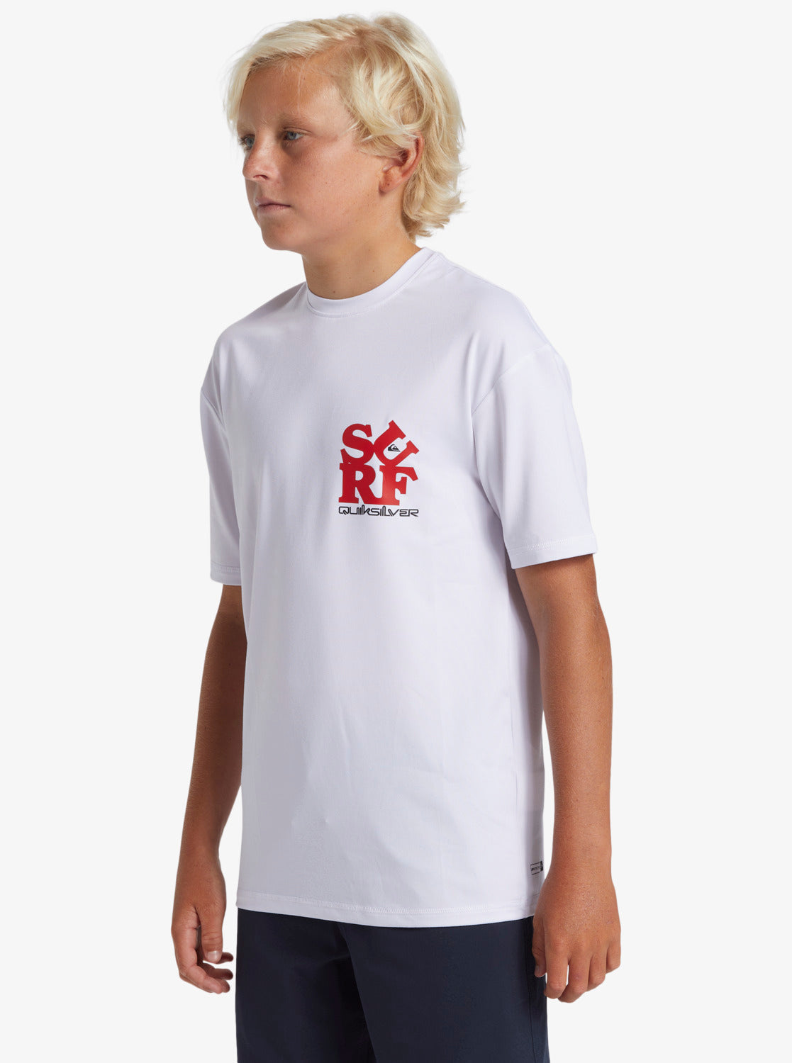 Boys 8-16 Everyday Surf Tee - White/Black